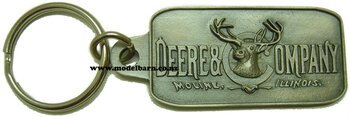 Keyring John Deere Trademark (1885)-key-rings-Model Barn