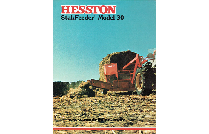 Hesston 30 StakFeeder Sales Brochure
