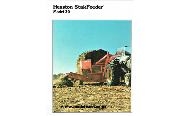 Hesston 30 StakFeeder Sales Brochure