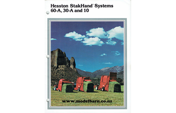 Hesston 60-A, 30-A & 10 StakHand Systems Sales Brochure