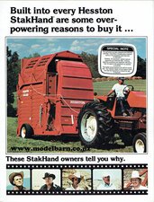 Hesston StakHand Sales Brochure-hesston-Model Barn
