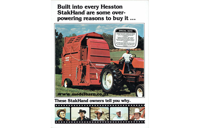Hesston StakHand Sales Brochure