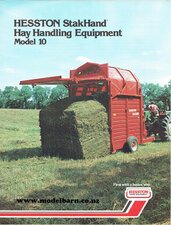 Hesston 10 StakHand Hay Handling Equipment Sales Brochure-hesston-Model Barn