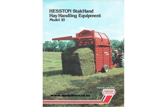 Hesston 10 StakHand Hay Handling Equipment Sales Brochure