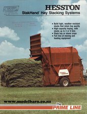 Hesston StakHand Hay Stacking Systems Sales Brochure-hesston-Model Barn