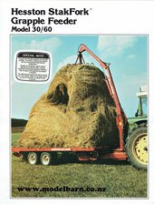 Hesston 30/60 StakFork Grapple Feeder Sales Brochure-hesston-Model Barn