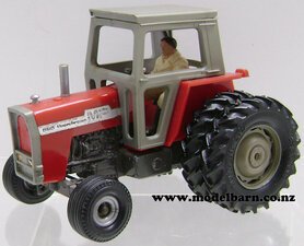 1/32 Massey Ferguson 595 with Rear Duals (used, unboxed, missing grill)-massey-ferguson,-mh-Model Barn