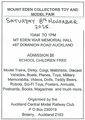 Auckland Collectors Toy & Model Fair November 8 2025