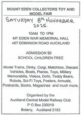 Auckland Collectors Toy & Model Fair November 8 2025-upcoming-events-Model Barn