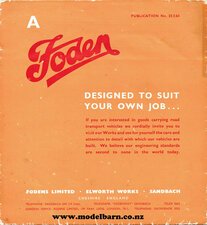 Foden Designed to Suit your Own Job Sales Brochure-other-brochures-Model Barn