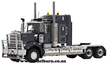 1/50 Kenworth C509 Heavy Haulage Prime Mover (Gunmetal Grey)-kenworth-Model Barn