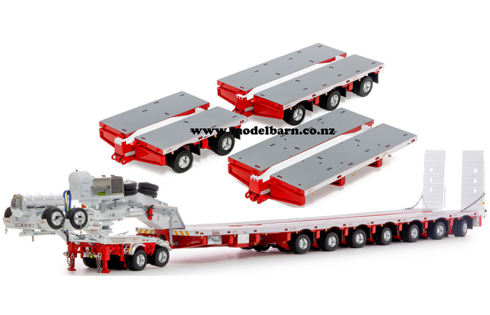 1/50 Drake 2x8 Dolly & 12x8 Steerable Low Loader Trailer "Bowers Heavy Haulage"