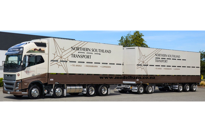 1/64 Volvo FH16-600 Stock Truck & 5-Axle Trailer "Northern Southland Transport"