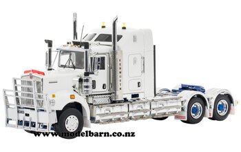 1/50 Kenworth C509 Prime Mover (white & blue)-kenworth-Model Barn