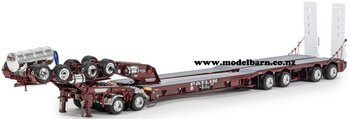 1/50 Drake 2x8 Dolly & 4x8 Swingwing Low Loader Trailer "Patlin Transport"-trucks-and-trailers-Model Barn