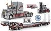 1/50 Mack Super-Liner III Prime Mover with Drake 4x8 Swingwing Low Loader Trailer & Forklift Combo "Patlin Transport"