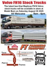 Kiwi Replicas Volvo Stock Trucks Release August 30 2025-upcoming-events-Model Barn