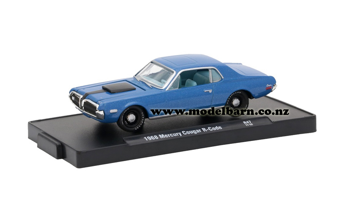 1/64 Mercury Cougar R-Code (1968, blue)