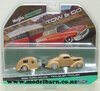 1/64 Ford Coupe (1936, brown) with Teardrop Trailer