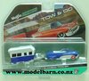 1/64 Mercury Convertible (1950, blue & white) & Alameda Caravan