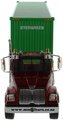 1/50 Western Star 4700 SB Prime Mover (red) with Semi Skeletal Trailer & "Evergreen" Container