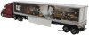 1/50 Peterbilt 579 Ultraloft Prime Mover with CAT Mural Semi Box Trailer