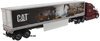 1/50 Peterbilt 579 Ultraloft Prime Mover with CAT Mural Semi Box Trailer