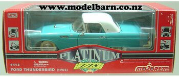 1/18 Ford Thunderbird Convertible (1955, turquoise & white)-ford-Model Barn