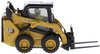 1/50 Caterpillar 242D3 Skid Steer Loader with Attachments