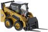 1/50 Caterpillar 242D3 Skid Steer Loader with Attachments
