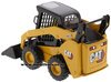 1/32 Caterpillar 272D3 Skid Steer Loader with Attachments