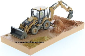 1/50 Caterpillar 420F2 IT Backhoe Loader "Weathered"-caterpillar-Model Barn