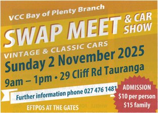 Tauranga Swap Meet November 2 2025-upcoming-events-Model Barn