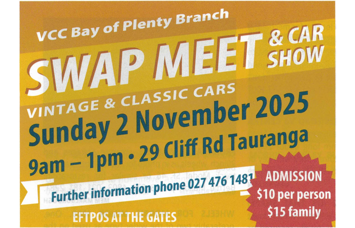 Tauranga Swap Meet November 2 2025
