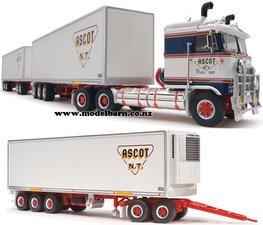1/64 KW COE Freight Road Train with 3 Trailers "Ascot"-trucks-and-trailers-Model Barn