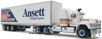 1/64 Mack Value-Liner Prime Mover with Freight Semi Trailer "Ansett"-trucks-and-trailers-Model Barn