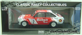 1/18 Ford Escort RS1800 Rally Car "Belga Team" Winner Skoda Rally 1981-ford-Model Barn