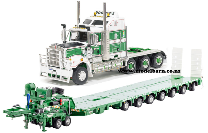 1/50 Kenworth C509 Tri-Drive with Drake 2x8 Dolly & 7x8 Low Loader Combo "Doolan's"