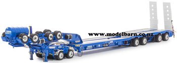 1/50 Drake 2x8 Dolly & 4x8 Low Loader Trailer (Light Blue) "McAleese"-trucks-and-trailers-Model Barn