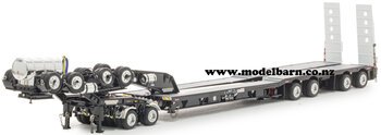 1/50 Drake 2x8 Dolly & 4x8 Low Loader Trailer (Gloss Black)-trucks-and-trailers-Model Barn