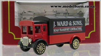 AEC Box Truck "J Ward & Sons" (76mm)-aec-Model Barn