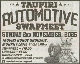 Taupiri Swap Meet November 2 2025-upcoming-events-Model Barn
