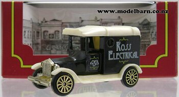 Ford Model T Van "Ross Electrical" (69mm)-ford-Model Barn