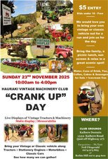 Hauraki Crank Up November 23 2025-upcoming-events-Model Barn