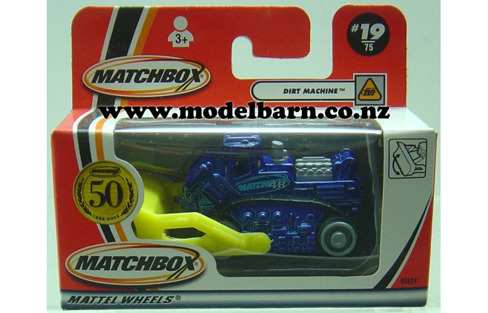 Dirt Machine Bulldozer (68mm , blue)