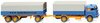 1/87 MAN 415 Covered Truck & Trailer (blue, white & yellow)