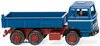 1/87 Mercedes 3-Axle Tip Truck (Azure Blue)