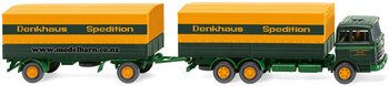 1/87 Mercedes 2223 Covered Truck & Trailer "Denkhaus"-trucks-and-trailers-Model Barn
