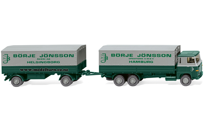 1/87 Scania 111 Covered Truck & Trailer "Borje Jonsson"