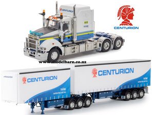 1/50 Mack Super-Liner III & Freighter Tautliner B-Double Combo "Centurion"-trucks-and-trailers-Model Barn
